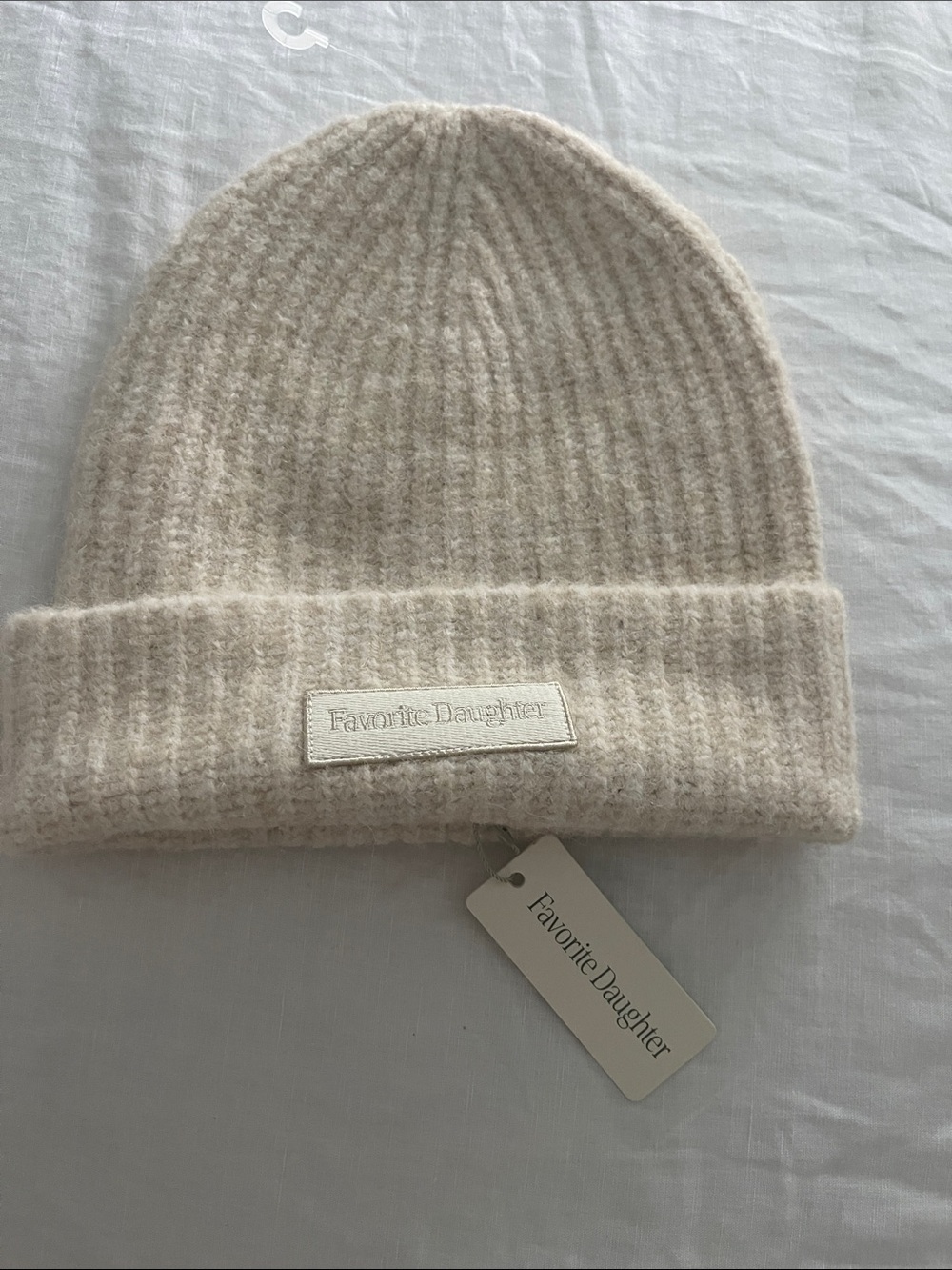 Favorite Daughter Logo Patch Beanie